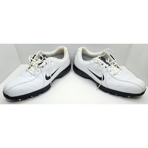 Nike Durasport III 3 Soft Spike Golf Shoes Men’s Size 13 White Black 628527-101 - Picture 3 of 10